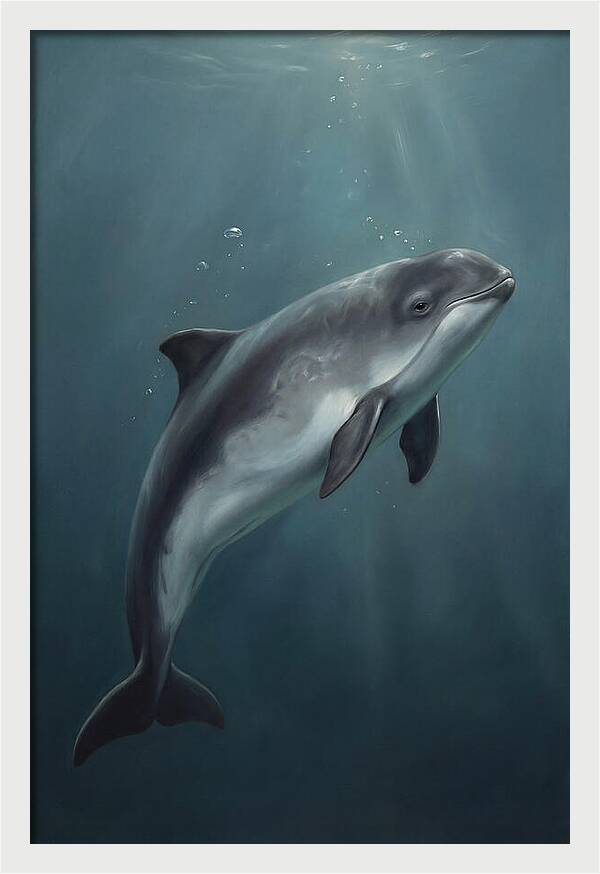 Porpoise Swimming Gracefully