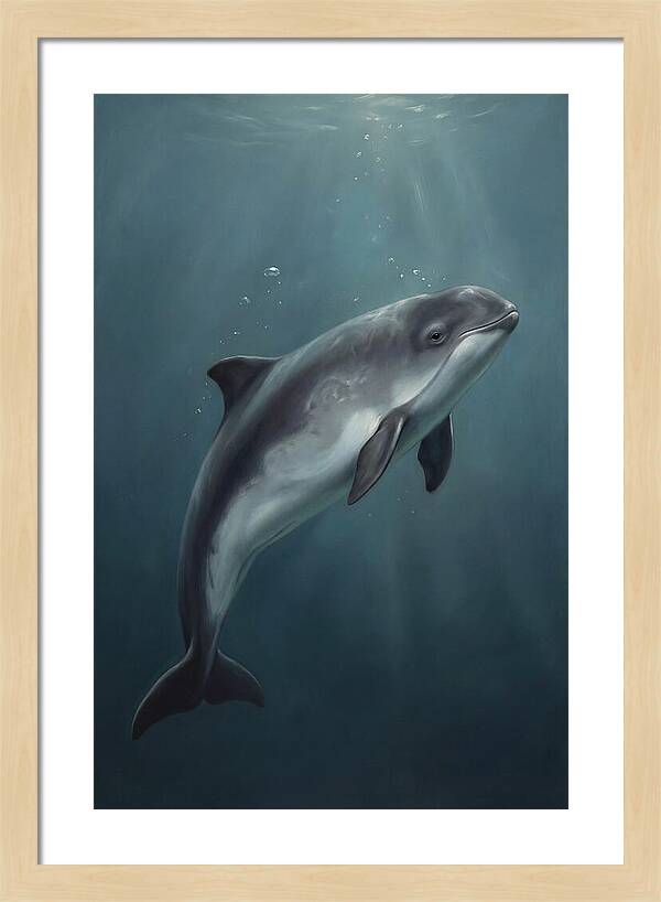 Porpoise Swimming Gracefully