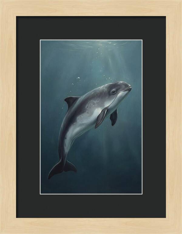 Porpoise Swimming Gracefully