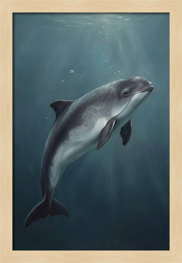 Porpoise Swimming Gracefully