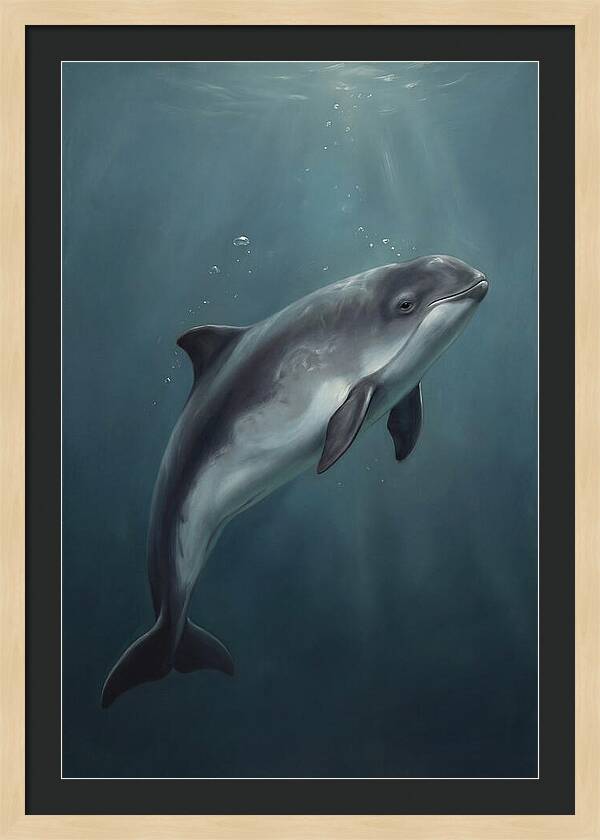 Porpoise Swimming Gracefully