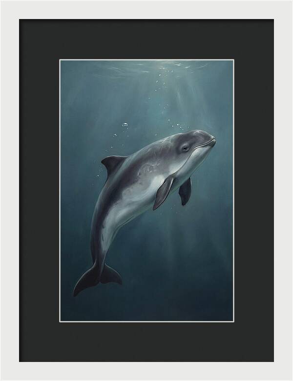 Porpoise Swimming Gracefully