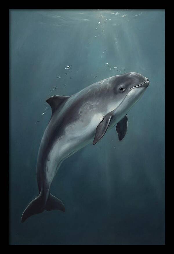 Porpoise Swimming Gracefully