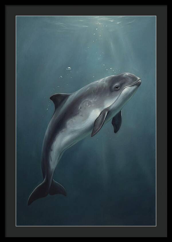 Porpoise Swimming Gracefully