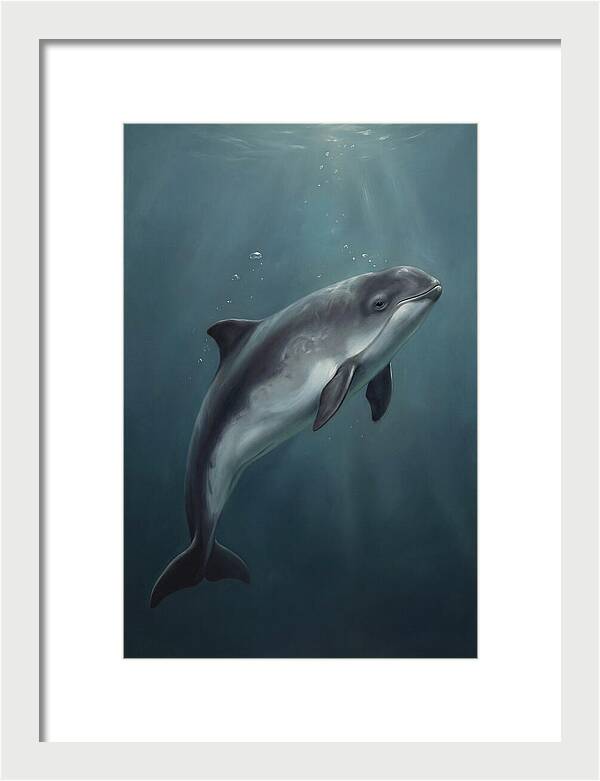 Porpoise Swimming Gracefully