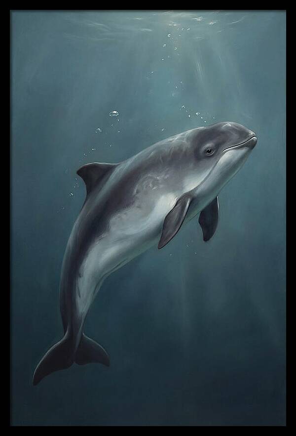Porpoise Swimming Gracefully