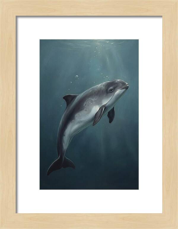 Porpoise Swimming Gracefully