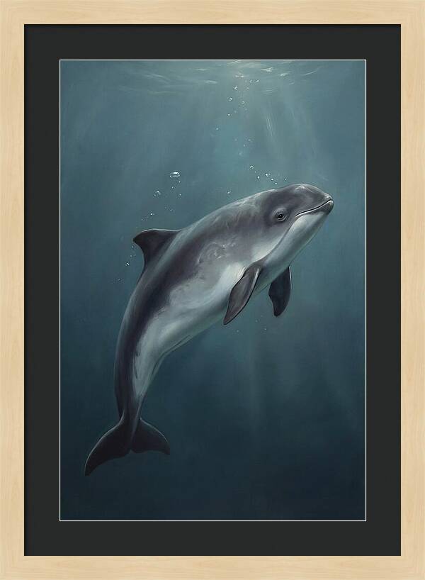 Porpoise Swimming Gracefully