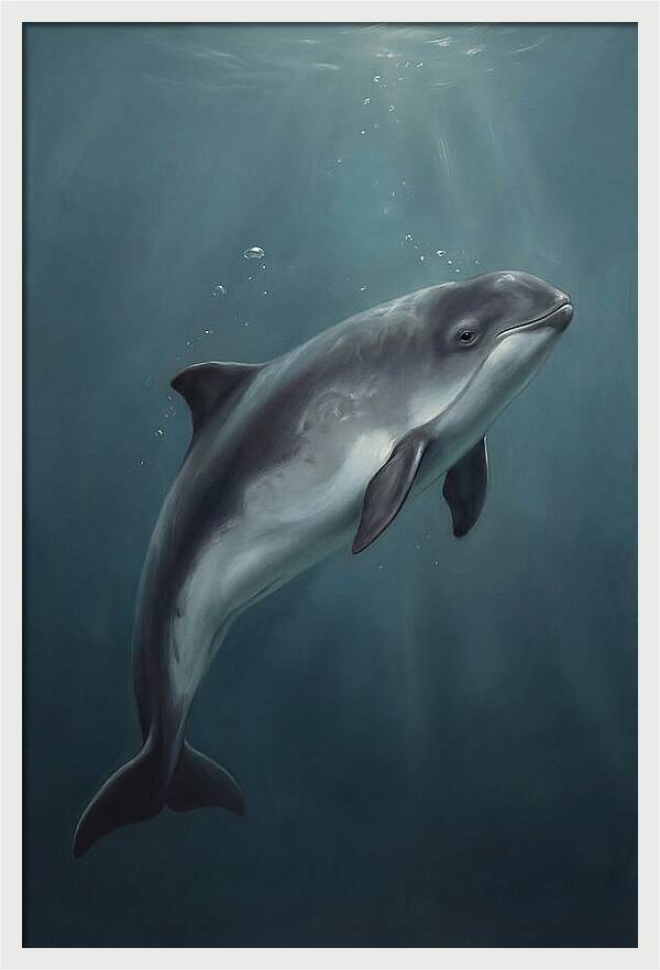 Porpoise Swimming Gracefully
