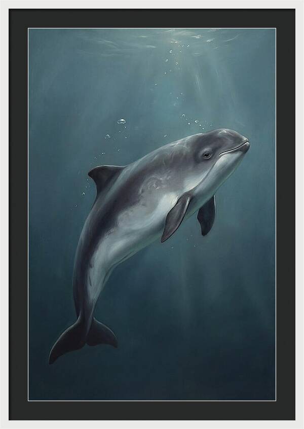 Porpoise Swimming Gracefully