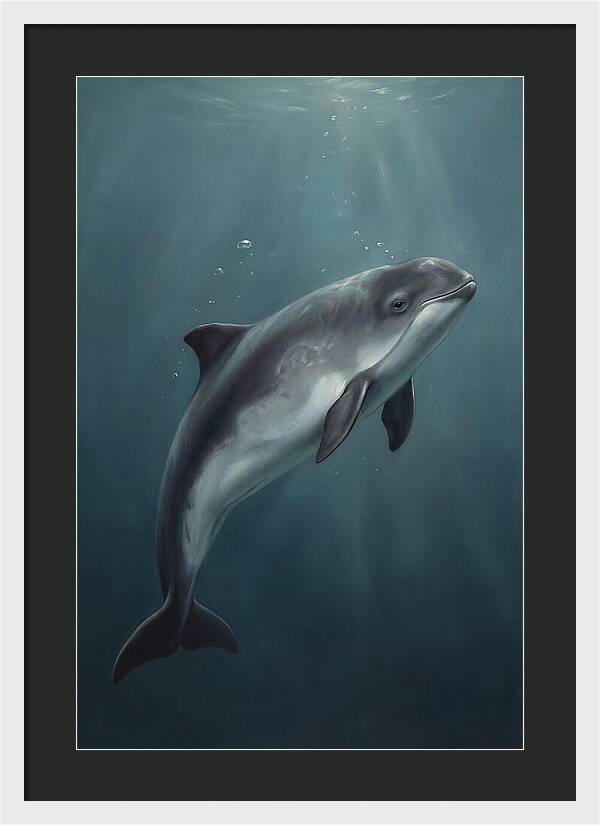 Porpoise Swimming Gracefully