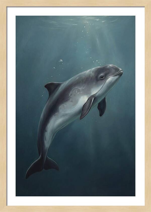 Porpoise Swimming Gracefully