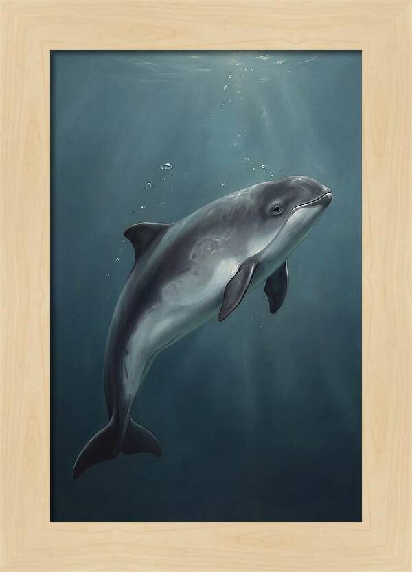 Porpoise Swimming Gracefully