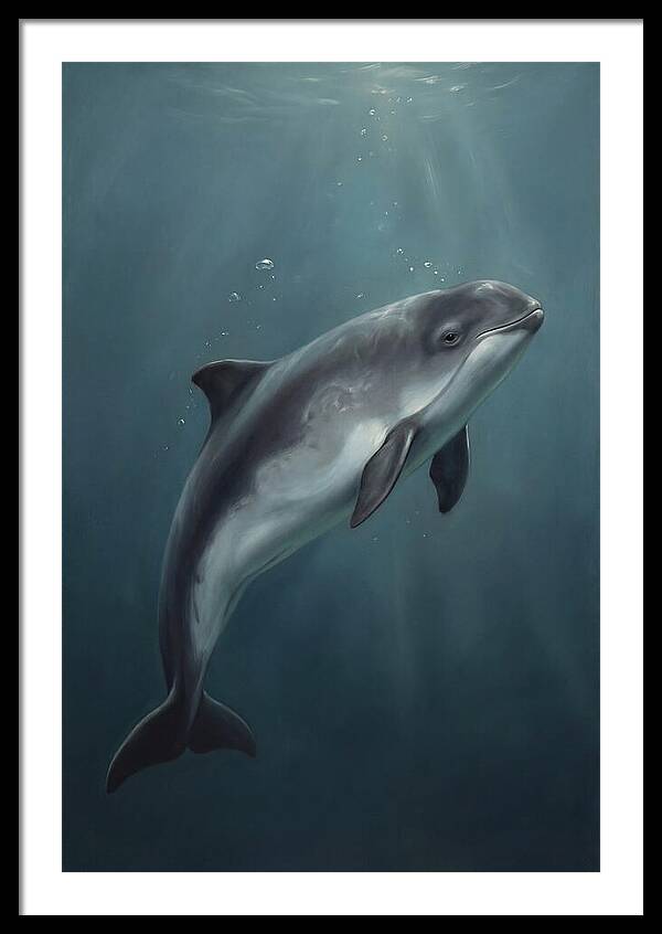 Porpoise Swimming Gracefully