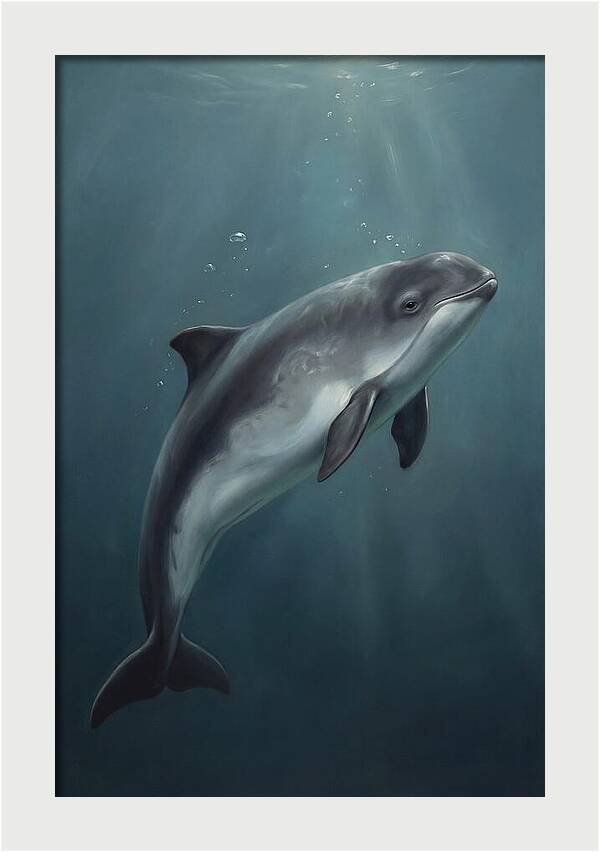 Porpoise Swimming Gracefully