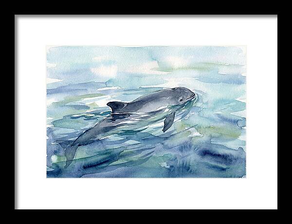 Porpoise Swimming In Tranquil Waters