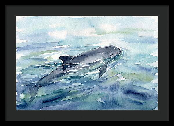 Porpoise Swimming In Tranquil Waters