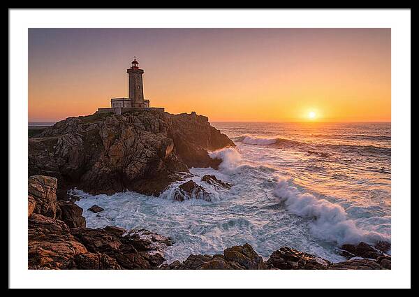 Portland Head Light At Sunset