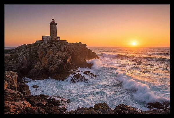 Portland Head Light At Sunset