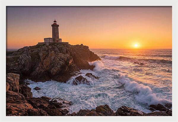 Portland Head Light At Sunset