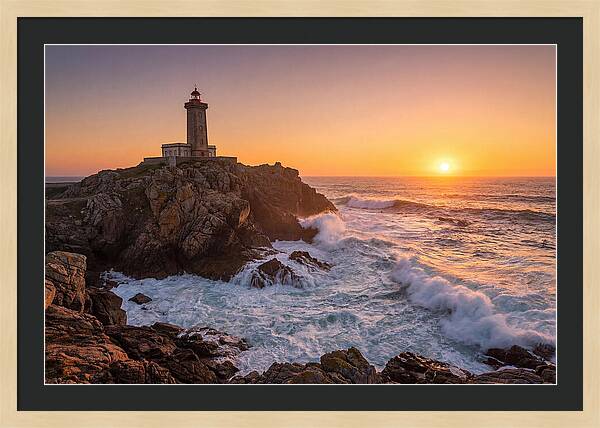 Portland Head Light At Sunset