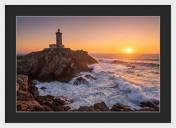 Portland Head Light At Sunset