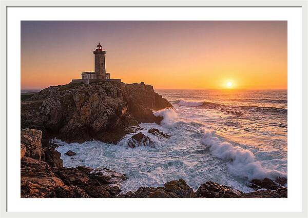 Portland Head Light At Sunset