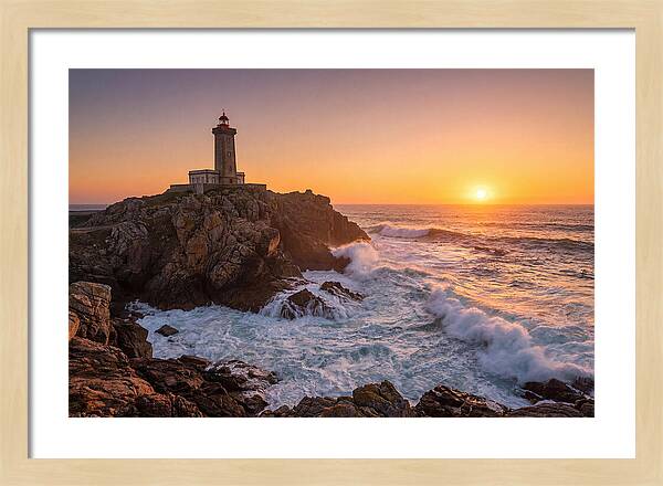 Portland Head Light At Sunset