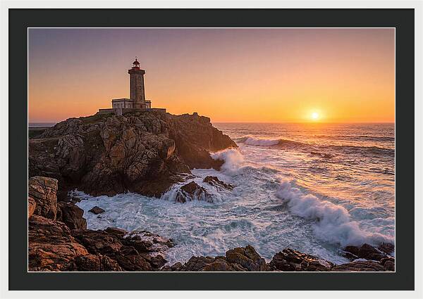 Portland Head Light At Sunset