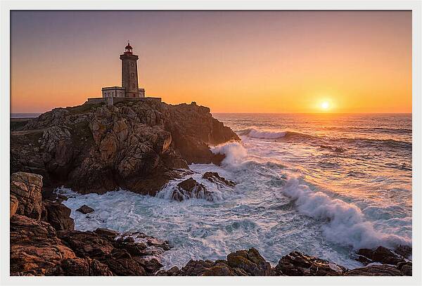Portland Head Light At Sunset