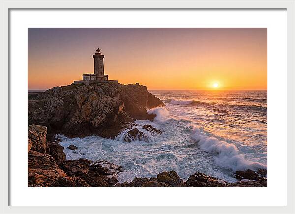 Portland Head Light At Sunset