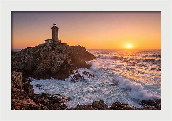 Portland Head Light At Sunset