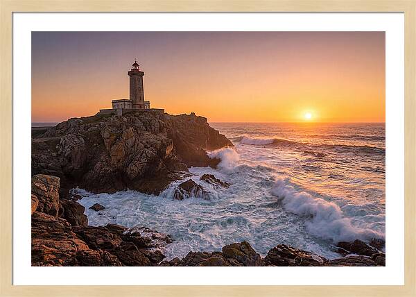Portland Head Light At Sunset