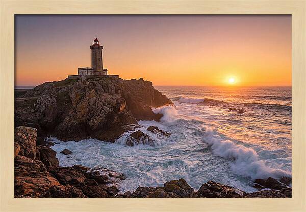 Portland Head Light At Sunset