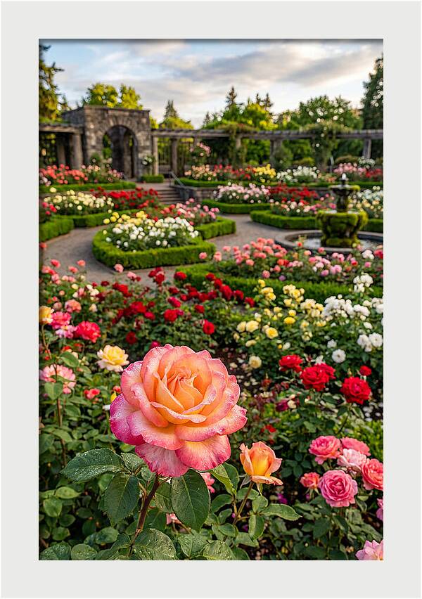 Portland Rose Garden Serenity