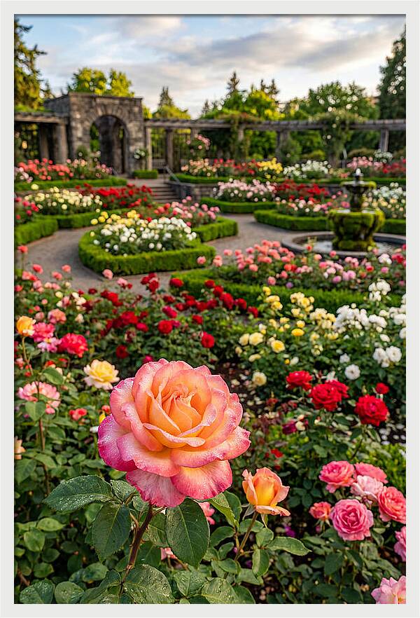 Portland Rose Garden Serenity
