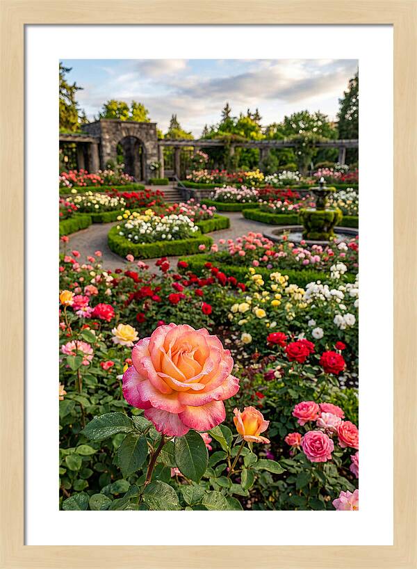 Portland Rose Garden Serenity
