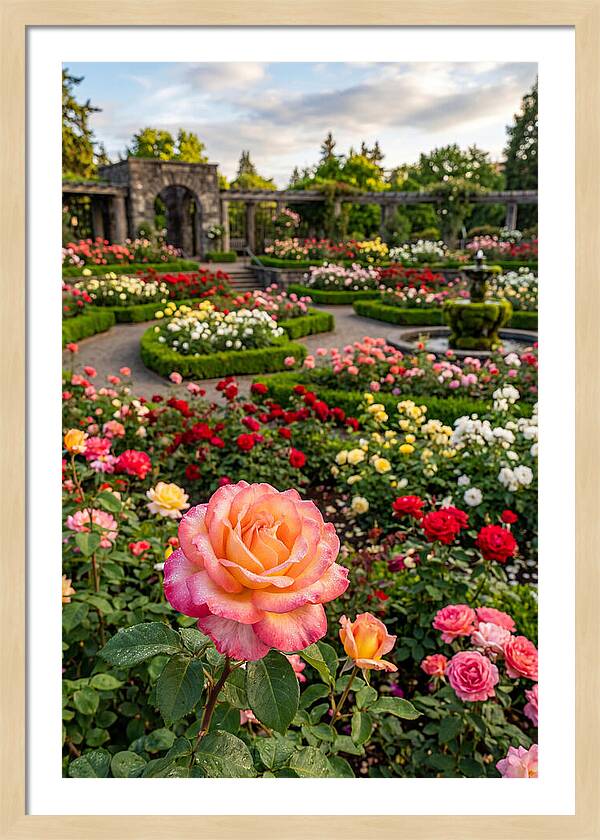 Portland Rose Garden Serenity