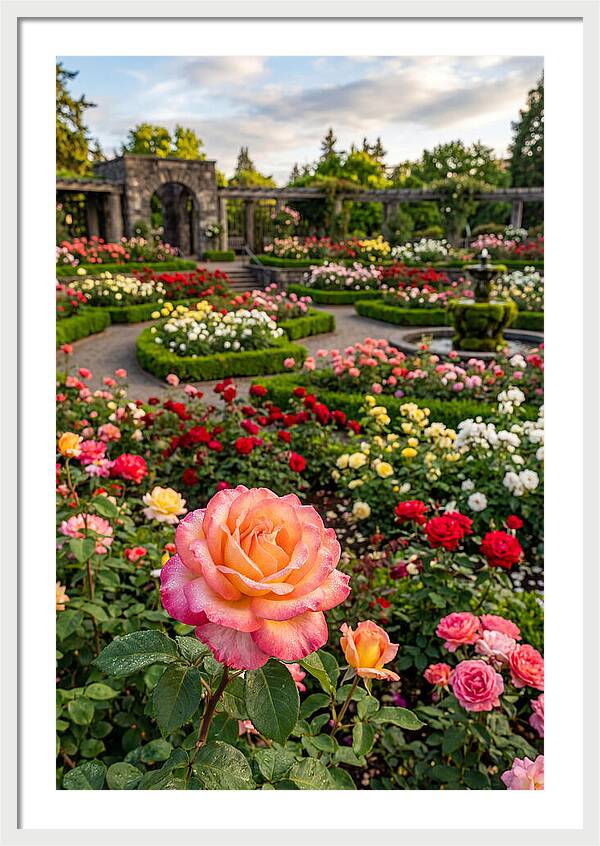 Portland Rose Garden Serenity