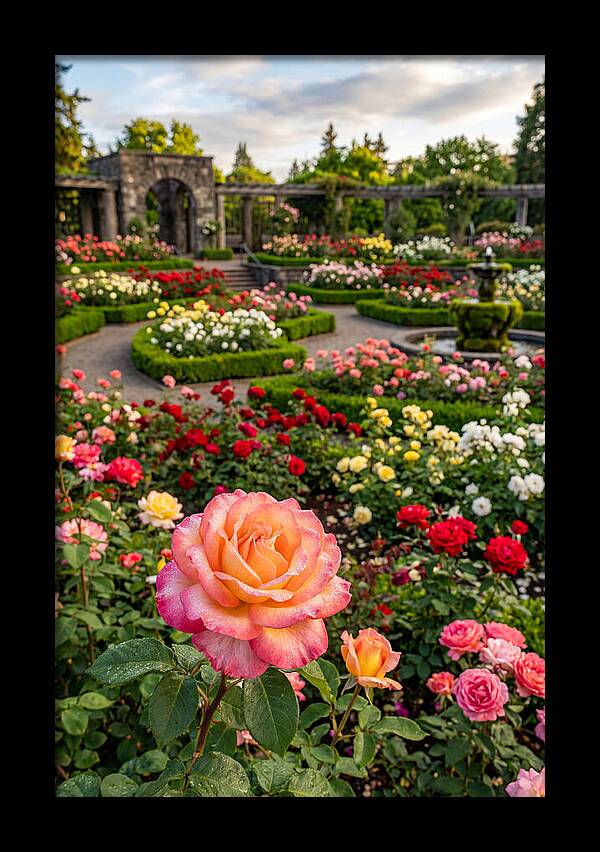 Portland Rose Garden Serenity