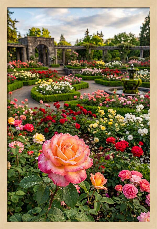 Portland Rose Garden Serenity