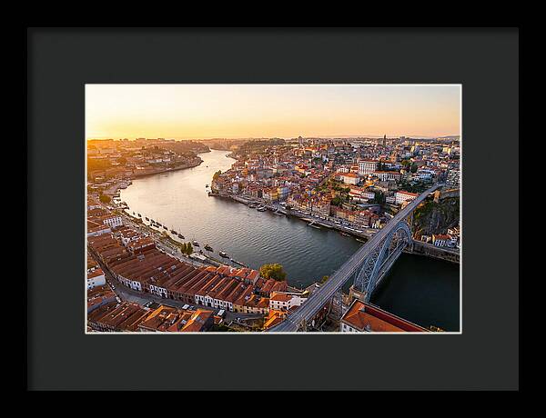 Porto And Vila Nova De Gaia At Sunset
