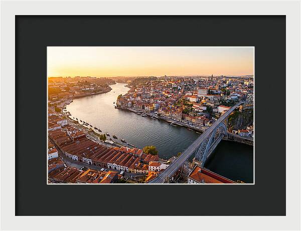 Porto And Vila Nova De Gaia At Sunset