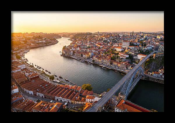 Porto And Vila Nova De Gaia At Sunset