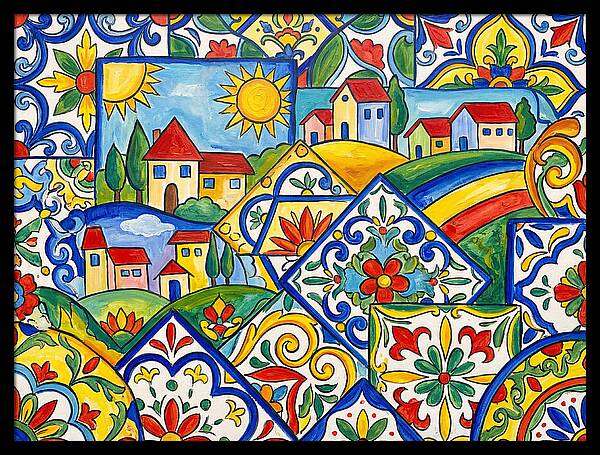 Portuguese Tile Folk Art