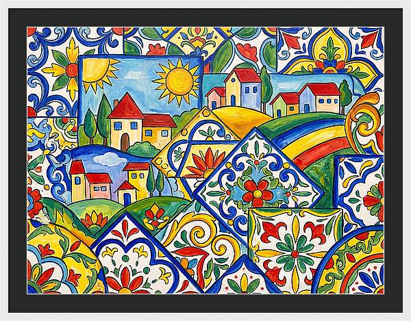 Portuguese Tile Folk Art
