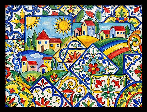 Portuguese Tile Folk Art