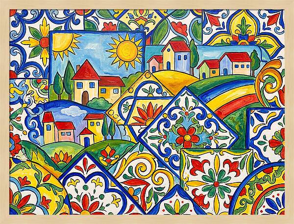 Portuguese Tile Folk Art