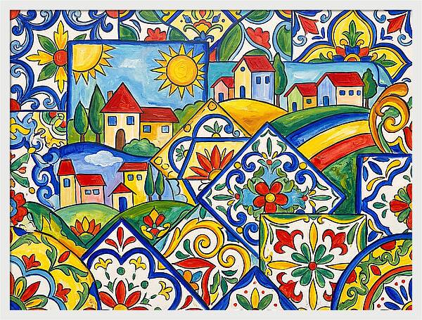 Portuguese Tile Folk Art