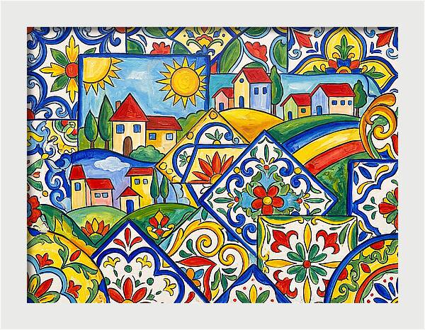 Portuguese Tile Folk Art